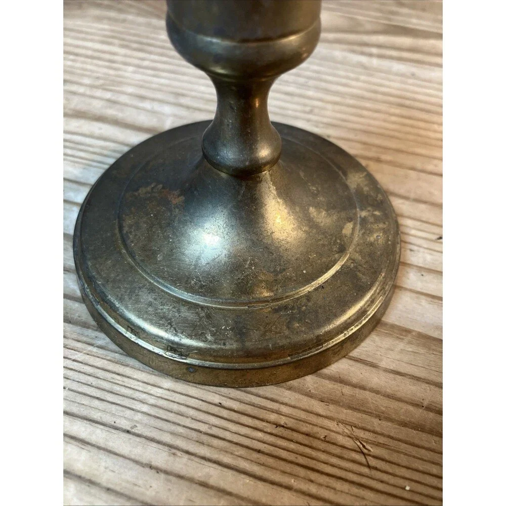 Vintage Penco traditional 3” brass candlestick Taper Candle holder made In India